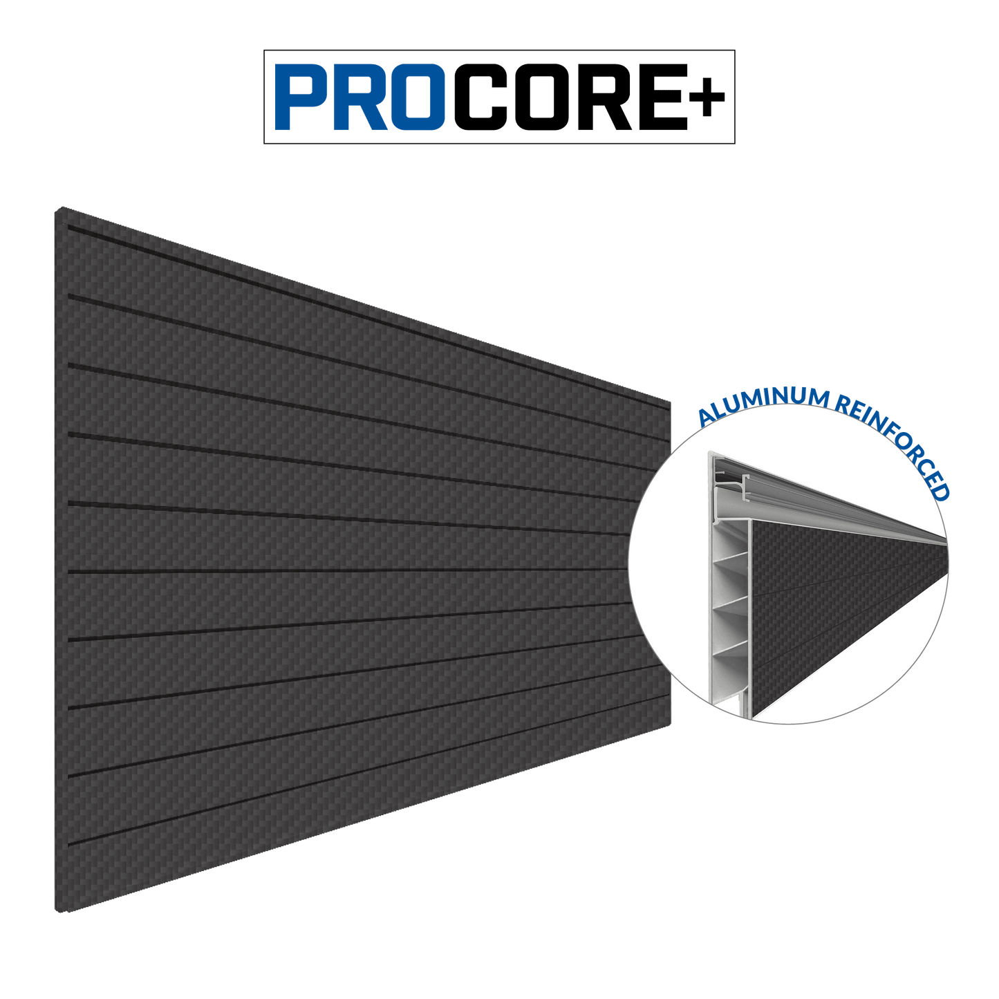 Proslat PROCORE+ Storage Wall Panel PVC Slatwall 87775