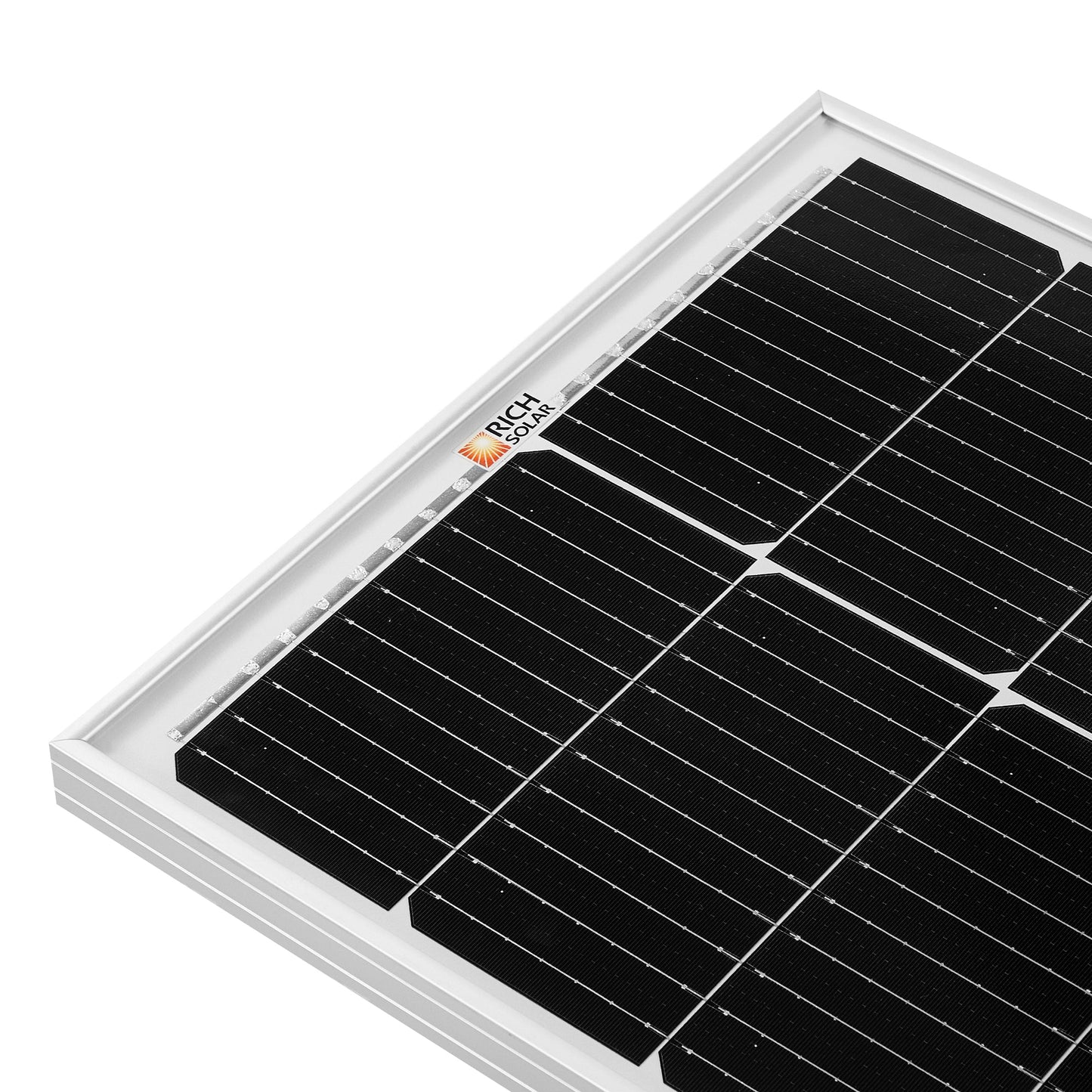RICH SOLAR 100W MEGA SLIM Solar Panel (12V Monocrystalline, RS-M100SLX)