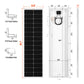 RICH SOLAR 100W MEGA SLIM Solar Panel (12V Monocrystalline, RS-M100SLX)