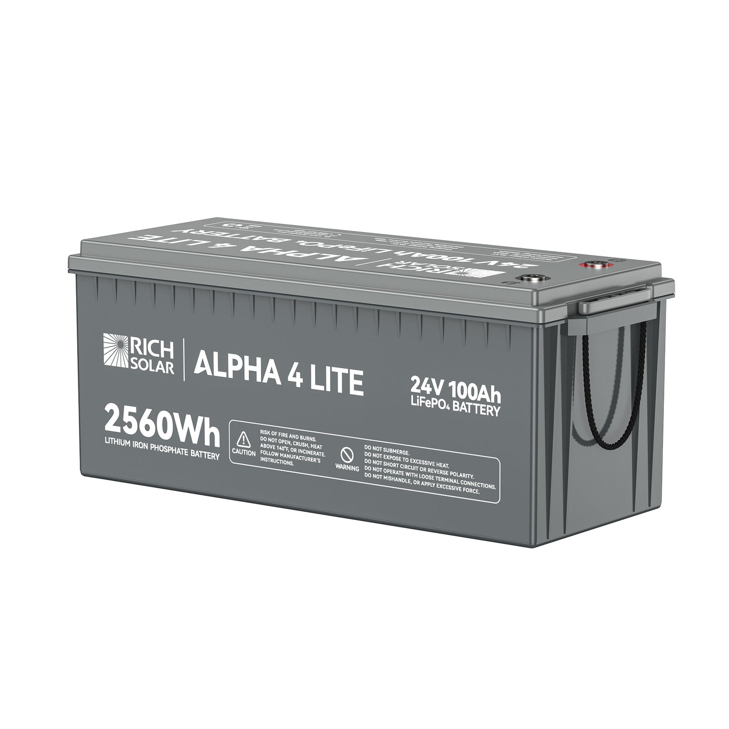 Rich Solar Alpha 4 & Alpha 4 Lite 24V 100Ah LiFePO4 Battery