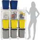 Proslat Plastic Bin Storage Rack - 12 Totes Compact 65003
