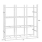Proslat Stackable Bin Shelving Unit - 12 Totes Compact 65003
