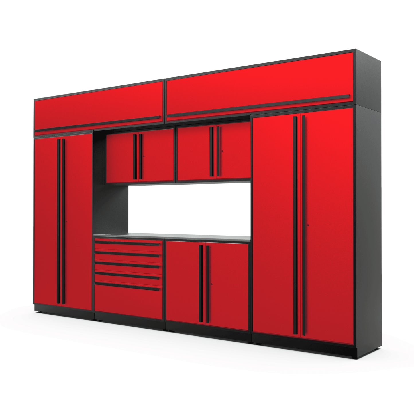 Proslat FusionPlus 13 ft set - MAX - Overheads Stainless Steel Red/Black 50430K