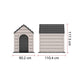 Duramax Large Dog Kennel for Outdoors 3x3.6 98016