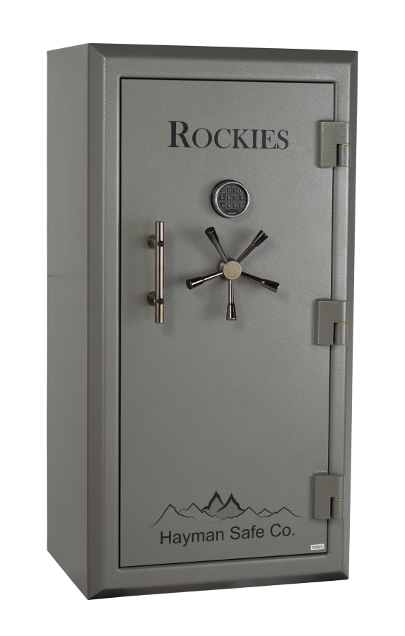 Hayman Rockies RK 5930 E 24-Gun Safe with 120-Minute Fire Rating & Electronic Lock