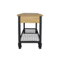 Duramax Rove 62 in. x 24 in. 3-Drawer Mobile Workbench with Solid Wood Top 68004
