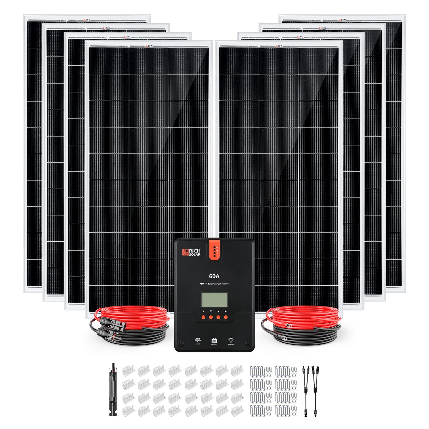 Rich Solar 1600 Watt 24V Off-Grid Solar Kit with 60A MPPT Controller