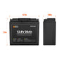 Rich Solar 12V 20Ah LiFePO4 Lithium Battery (256Wh) | Grade A+ Cells