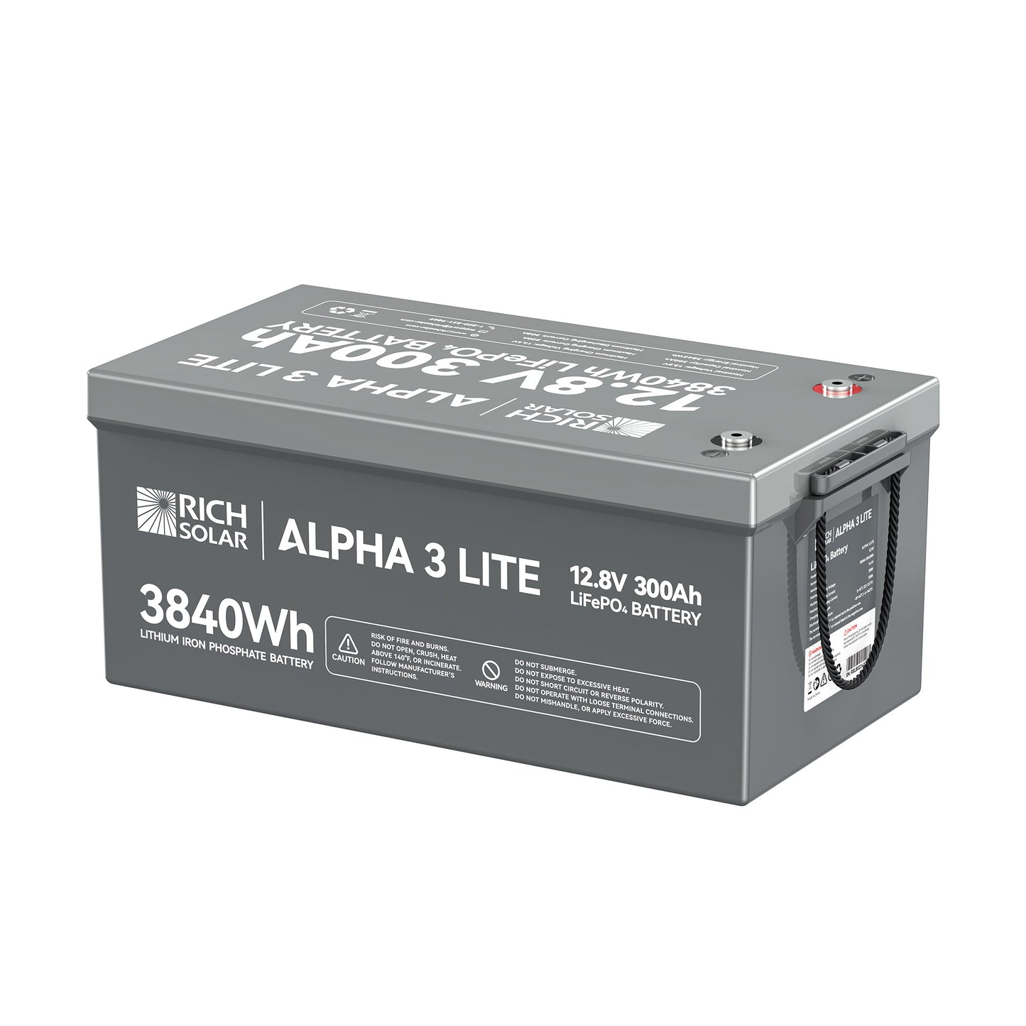 Rich Solar ALPHA 3 Series 12V LiFePO4 Lithium Battery (Lite, Standard, Pro)