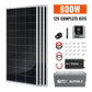Rich Solar 800W Off-Grid Solar Kit | Basic, Battery & Complete Inverter Bundles
