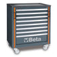 Beta Tool Storage ROLLER CABINET MODULE WITH 8 DRAWERS C55C8