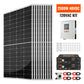 Rich Solar 2500W 48VDC 120VAC Complete Hybrid Solar Kit