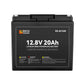 Rich Solar 12V 20Ah LiFePO4 Lithium Battery (256Wh) | Grade A+ Cells