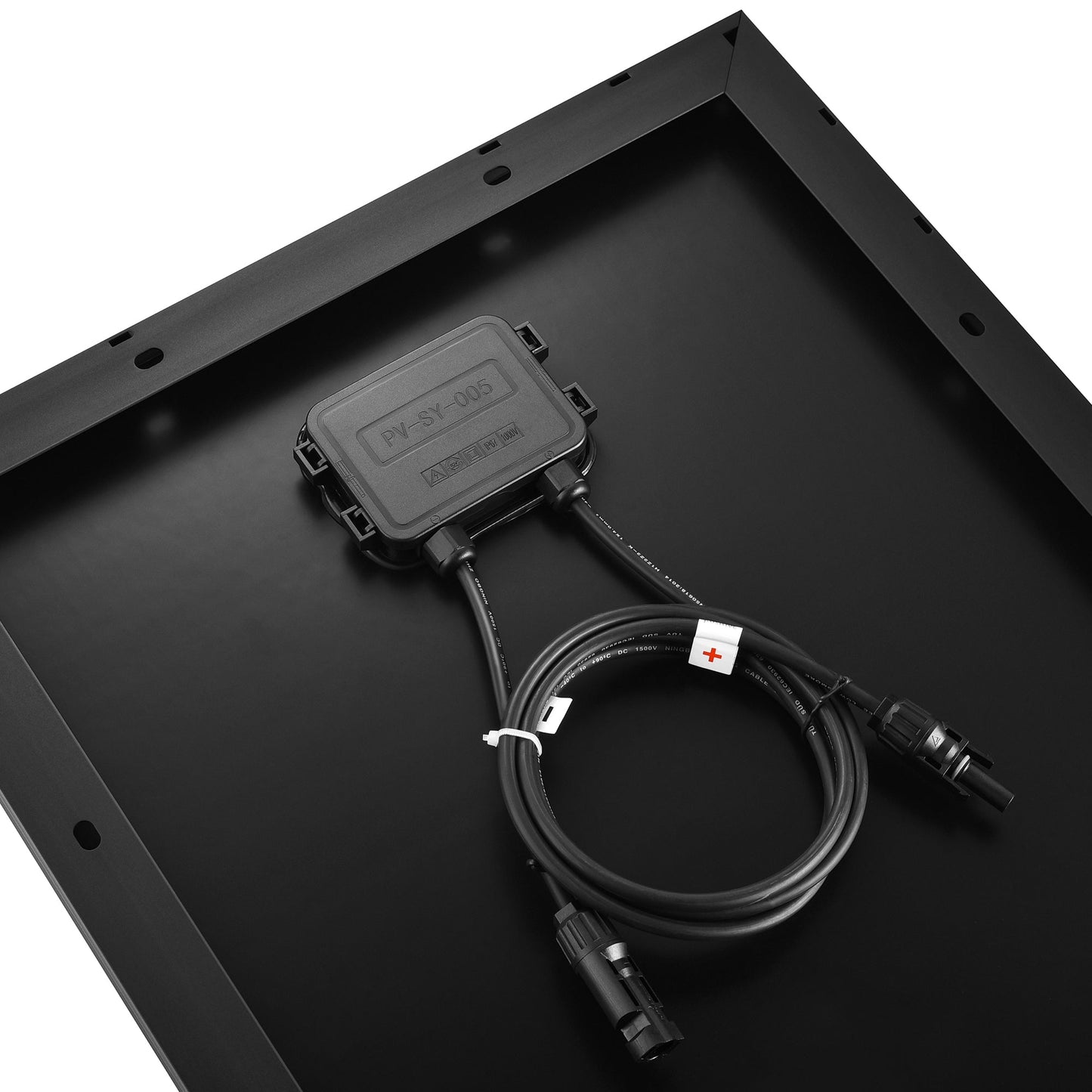 RICH SOLAR MEGA 130 Slim 12V Mono Solar Panel (Onyx Black & Silver)
