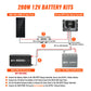 RICH SOLAR 200W Off-Grid Solar Kit (Basic, Battery & Complete Inverter Bundles)