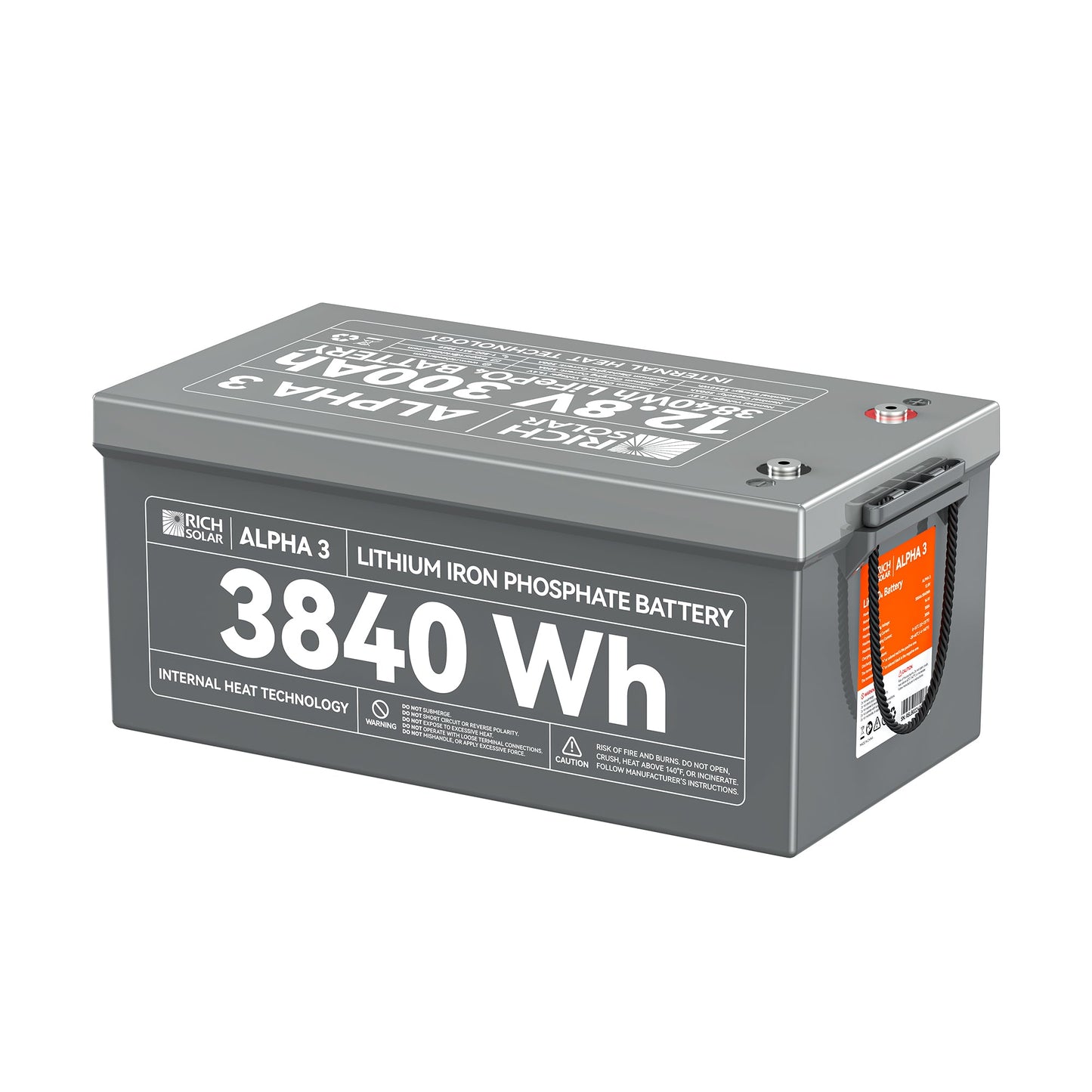 Rich Solar ALPHA 3 Series 12V LiFePO4 Lithium Battery (Lite, Standard, Pro)