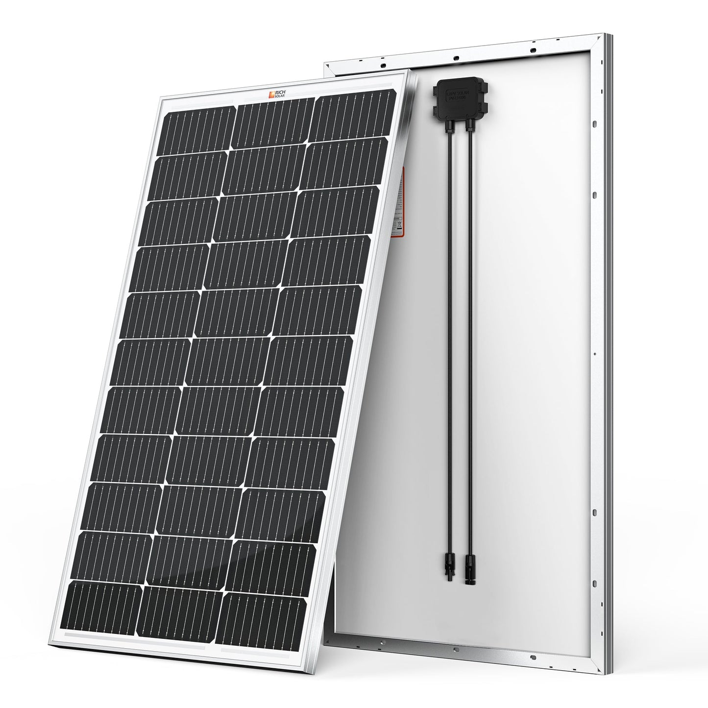 RICH SOLAR MEGA 100 & Onyx 100W 12V Off-Grid Solar Panel