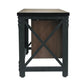 Duramax Jackson 62" Industrial Metal & Wood desk with drawers side 68050