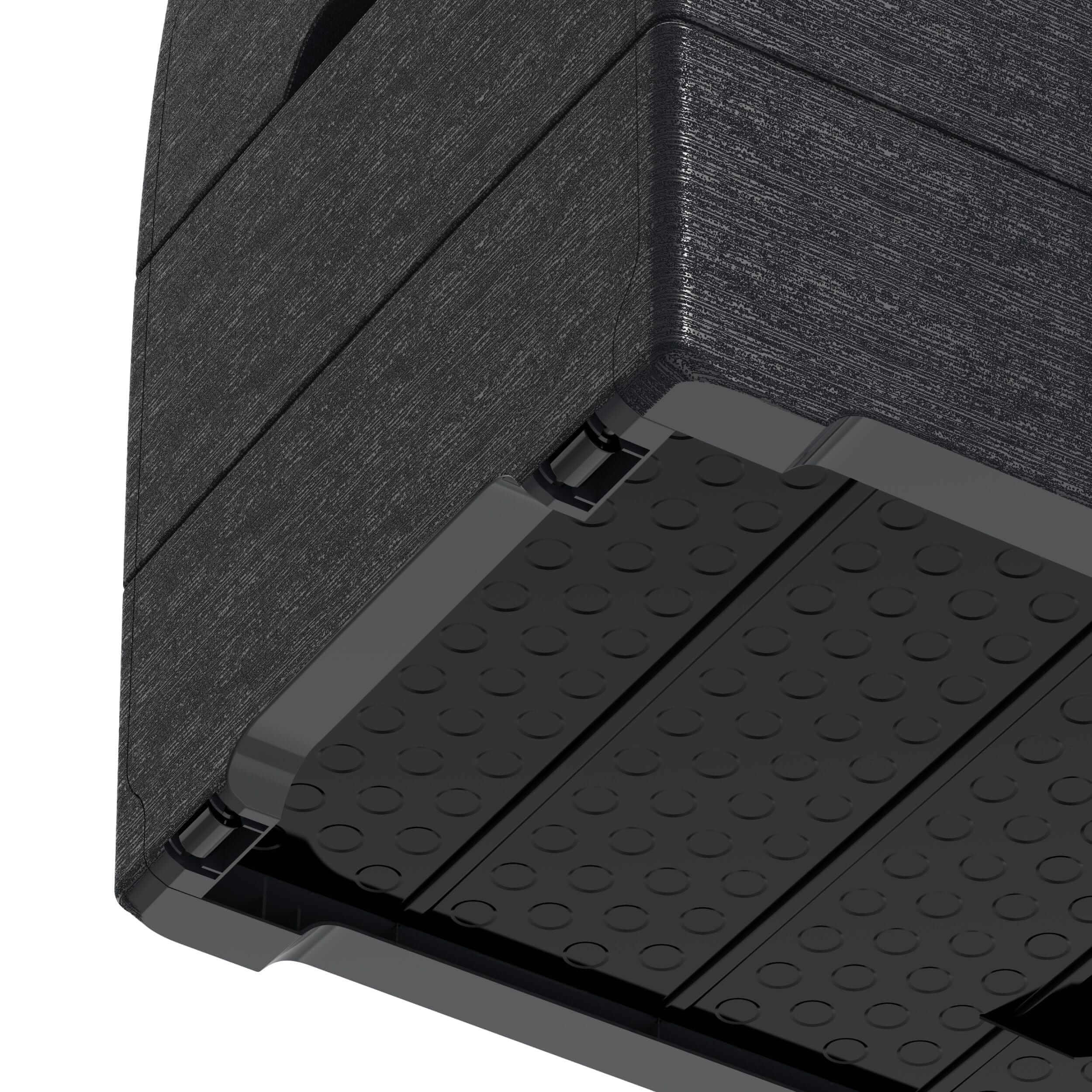 Duramax 71 Gallon Deck Box Gray Interior Details 86600