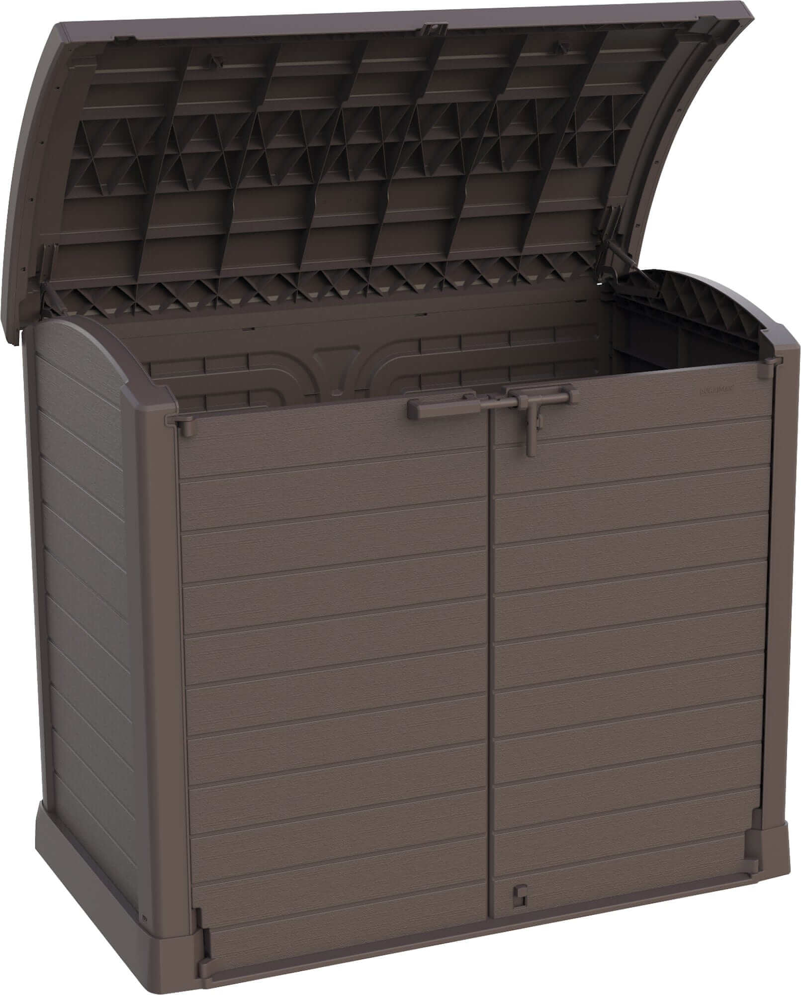 Duramax Storeaway Arc Lid 1200L Outdoor Storage Box Brown 86632