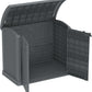 Duramax Storeaway Arc Lid 1200L Gray Open Door 86633