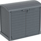 Duramax Storeaway Arc Lid 1200L Gray Side View 86633