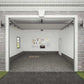 Proslat 8 ft. x 4 ft. PVC Wall Panels for Storage - 2 pack 64 sq ft Charcoal P88205