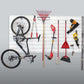 Proslat 8 ft. x 4 ft. PVC Garage Wall Storage Solution - 4 pack 128 sq ft Charcoal P88405