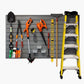 Proslat 8 ft. x 4 ft. Garage Slatwall System - 2 pack 64 sq ft Charcoal P88205