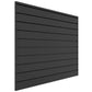 Proslat Garage Storage PVC Slatwall 4 ft. x 4 ft. Charcoal 88104