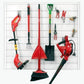 Proslat Garage Storage PVC Wall-Mounted Organizer 4 ft. x 4 ft. White 88103