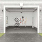 Proslat Garage Storage PVC Wall-Mounted Organizer - White 33006K