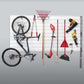 Proslat Garage Storage Workshop Wall Organizer - White 33006K